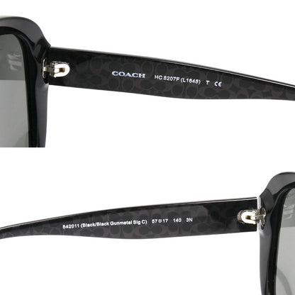COACH コーチ サングラス ブラック HC8207F 57□17 140 レディース【中古】