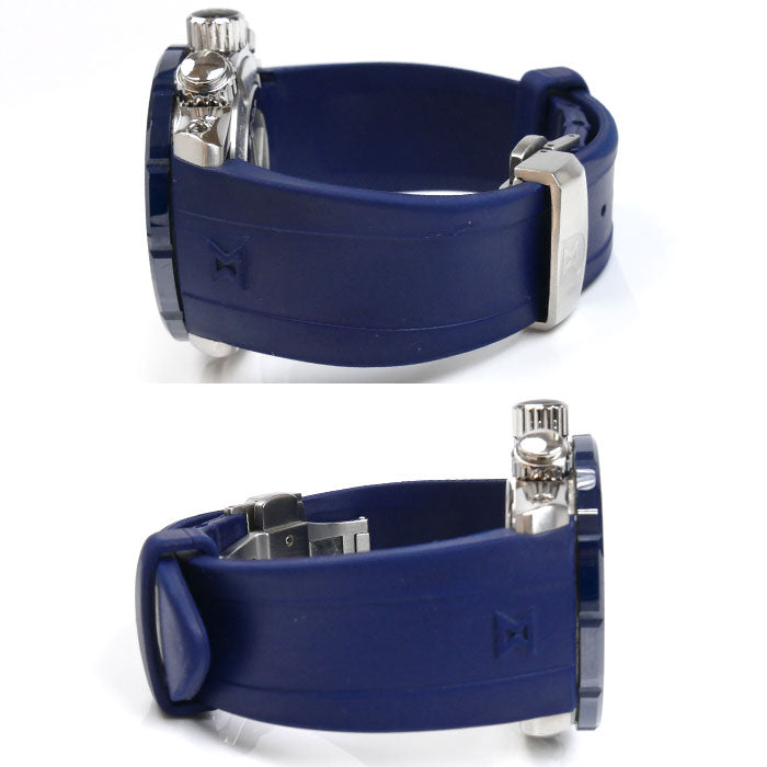 EDOX エドックス クロノオフショア1 クロノグラフ 腕時計 電池式 10221-3BU3-BUIN3 メンズ【中古】