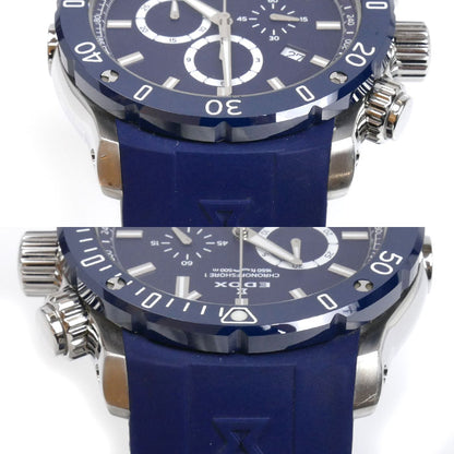 EDOX エドックス クロノオフショア1 クロノグラフ 腕時計 電池式 10221-3BU3-BUIN3 メンズ【中古】