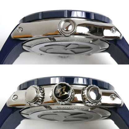 EDOX エドックス クロノオフショア1 クロノグラフ 腕時計 電池式 10221-3BU3-BUIN3 メンズ【中古】