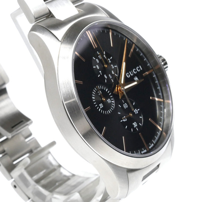 GUCCI グッチ Gタイムレス クロノグラフ 腕時計 電池式 126.2/YA126272 メンズ【中古】【美品】