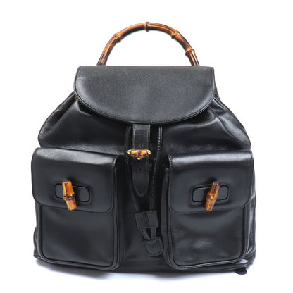 GUCCI グッチ バンブー リュック・デイパック ブラック 003.2058.0016 レディース【中古】