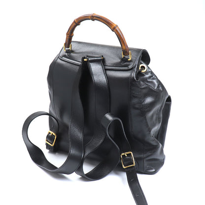 GUCCI グッチ バンブー リュック・デイパック ブラック 003.2058.0016 レディース【中古】