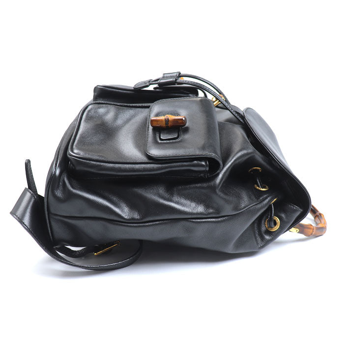 GUCCI グッチ バンブー リュック・デイパック ブラック 003.2058.0016 レディース【中古】