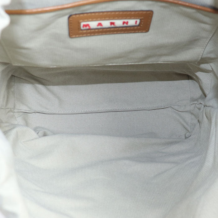 MARNI マルニ MUSEO スモール 2Wayショルダーバッグ ブラウン ブラック SHMPV01TY0 レディース【中古】【美品】