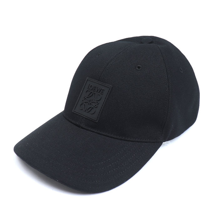 LOEWE ロエベ パッチ キャップ キャップ ブラック K820358X88 M ユニセックス【中古】