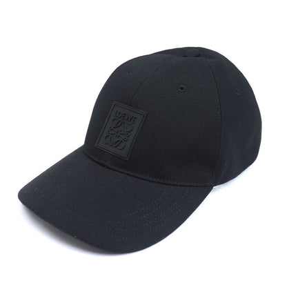 LOEWE ロエベ パッチ キャップ キャップ ブラック K820358X88 M ユニセックス【中古】