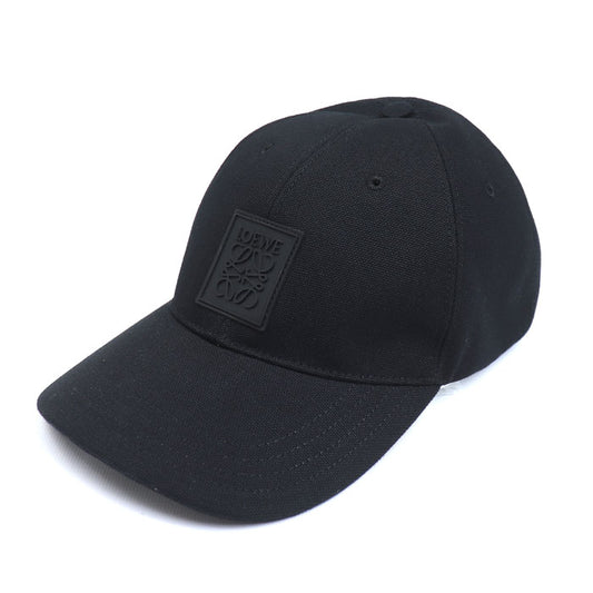 LOEWE ロエベ パッチ キャップ キャップ ブラック K820358X88 M ユニセックス【中古】