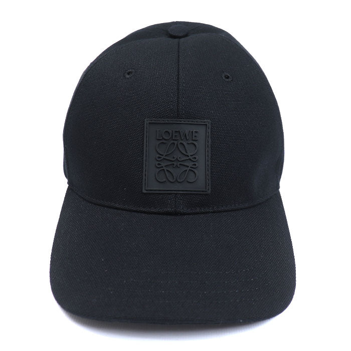 LOEWE ロエベ パッチ キャップ キャップ ブラック K820358X88 M ユニセックス【中古】