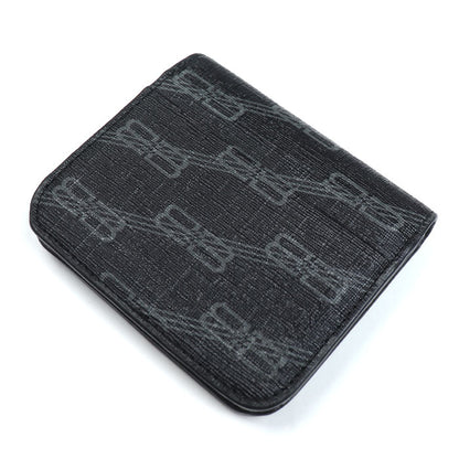 BALENCIAGA バレンシアガ シグネチャー 二つ折り財布 ブラック 594216 ユニセックス【中古】