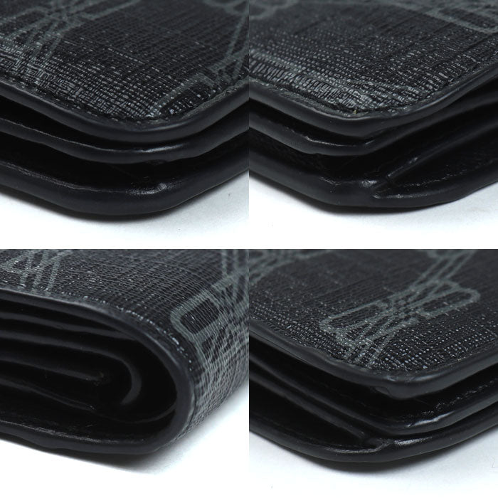 BALENCIAGA バレンシアガ シグネチャー 二つ折り財布 ブラック 594216 ユニセックス【中古】