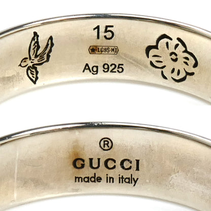 GUCCI グッチ シルバー925 Blind For Love インターロッキング リング・指輪 455247 J8400 0701 14.5号 3.7g ユニセックス【中古】