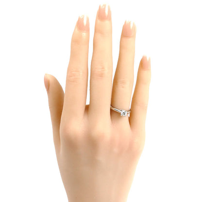 CARTIER カルティエ Pt950プラチナ ソリテール リング・指輪 N4139250 ダイヤモンド0.40ct 8号 48 3.9g レディース【中古】【美品】
