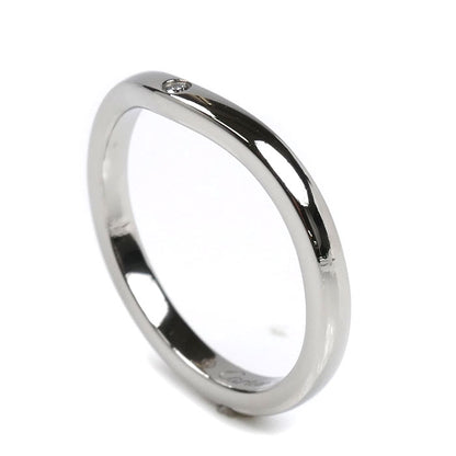 CARTIER カルティエ Pt950プラチナ バレリーナ ウェディング リング・指輪 B4092948 ダイヤモンド 8号 48 3.1g レディース【中古】【美品】
