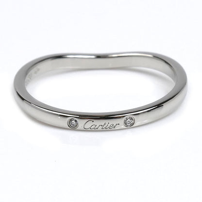 CARTIER カルティエ Pt950プラチナ バレリーナ ウェディング リング・指輪 B4092959 ダイヤモンド 19号 59 3.6g レディース【中古】【美品】