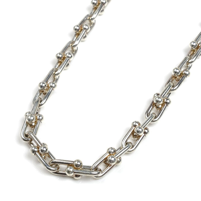 TIFFANY&Co. ティファニー シルバー925 スモール ハードウェア リンク ネックレス 60153093 44.9g 45.5cm ユニセックス【中古】