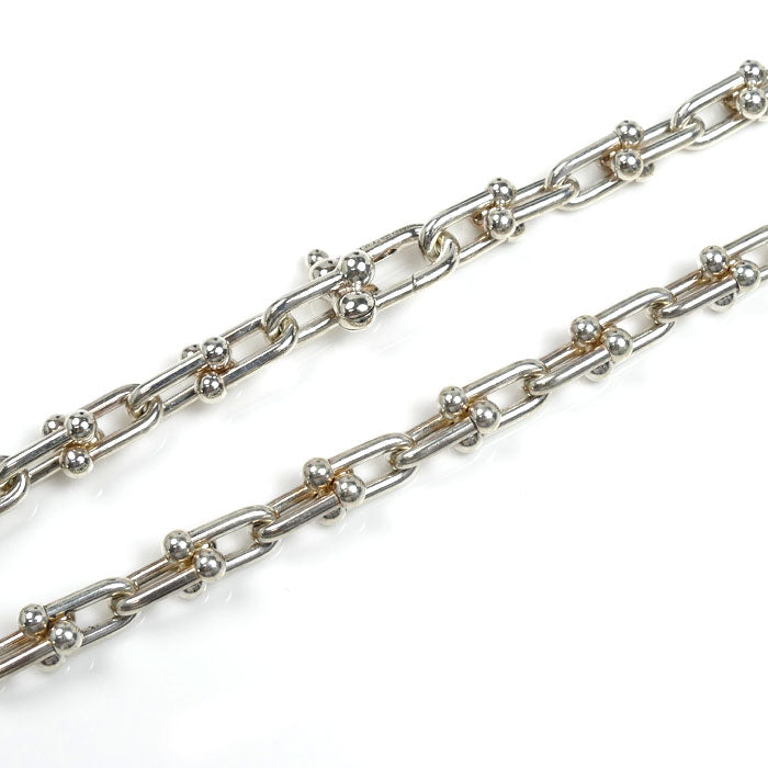 TIFFANY&Co. ティファニー シルバー925 スモール ハードウェア リンク ネックレス 60153093 44.9g 45.5cm ユニセックス【中古】
