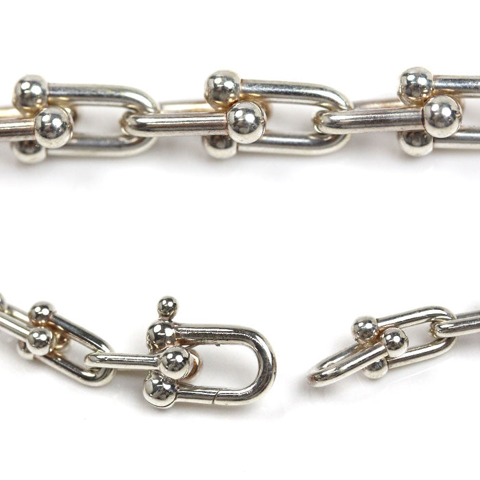 TIFFANY&Co. ティファニー シルバー925 スモール ハードウェア リンク ネックレス 60153093 44.9g 45.5cm ユニセックス【中古】