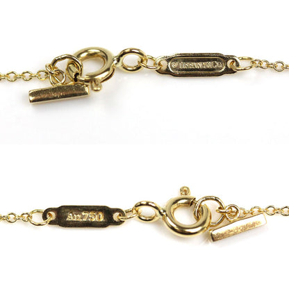 TIFFANY&Co. ティファニー K18YG イエローゴールド Tスマイル スモール ネックレス 60011679 3.0g 40/45cm レディース【中古】