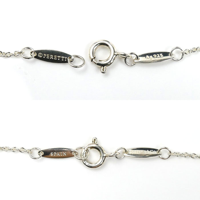 TIFFANY&Co. ティファニー シルバー925 バイザヤード ネックレス 60017891 ダイヤモンド 1.5g 41cm レディース【中古】