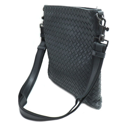 BOTTEGAVENETA ボッテガヴェネタ イントレチャート ショルダーバッグ グレー 276357 メンズ【中古】