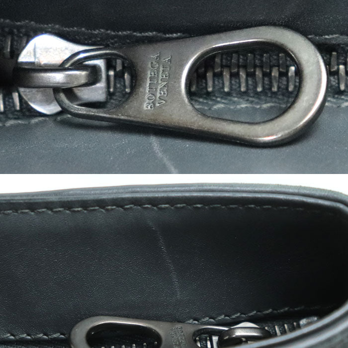 BOTTEGAVENETA ボッテガヴェネタ イントレチャート ショルダーバッグ グレー 276357 メンズ【中古】