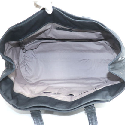 BOTTEGAVENETA ボッテガヴェネタ ハイテクキャンバス イントレチャート トートバッグ ブラック 452662 メンズ【中古】