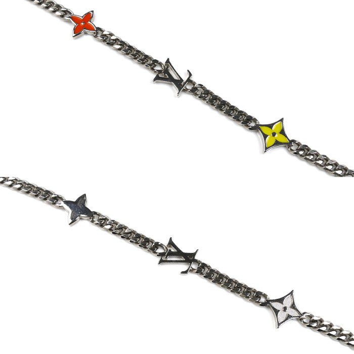 LOUIS VUITTON ルイ・ヴィトン メタル モノグラム ロウ ネックレス M01951 RM1214 26.3g 65cm レディース【中古】