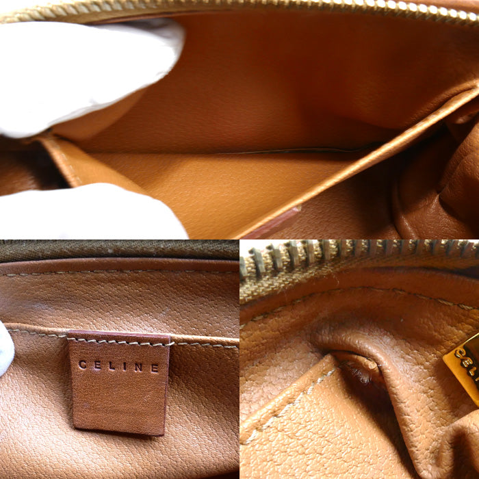CELINE セリーヌ マカダム ポーチ レディース【中古】