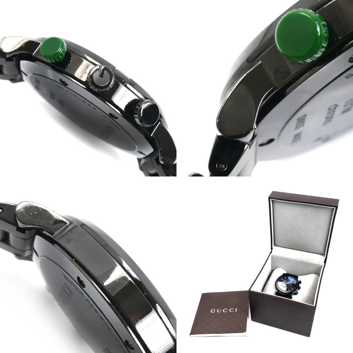 GUCCI グッチ クロノ 腕時計 電池式 YA101331/101M メンズ【中古】