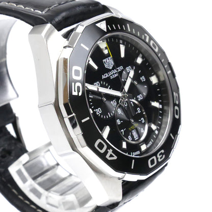 TAG HEUER タグホイヤー アクアレーサー 腕時計 電池式 CAY111A クロノ メンズ【中古】