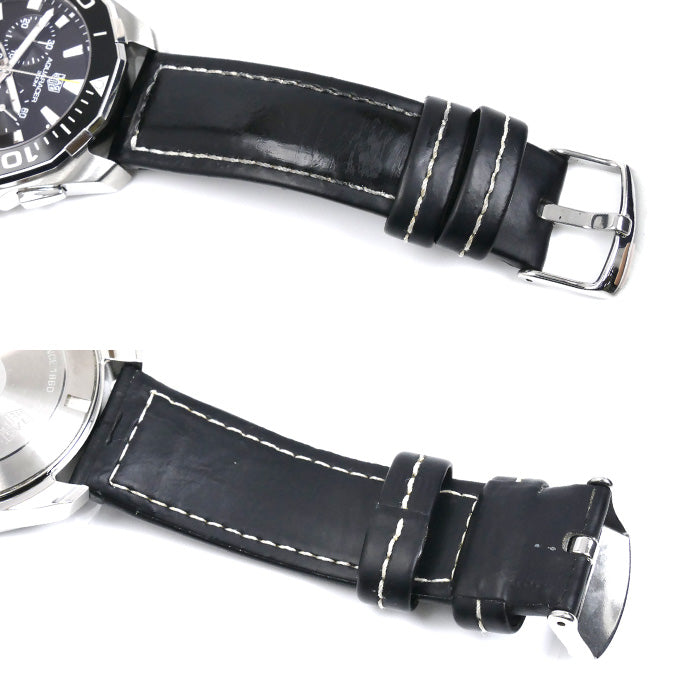 TAG HEUER タグホイヤー アクアレーサー 腕時計 電池式 CAY111A クロノ メンズ【中古】