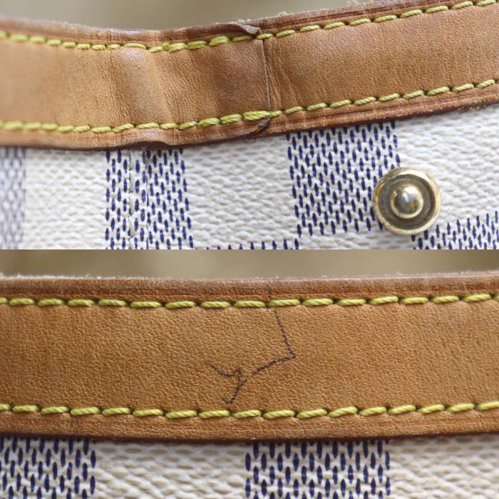 LOUIS VUITTON ルイ・ヴィトン ハムステッドMM ハンドバッグ アズール N51206 CA4087 レディース【中古】