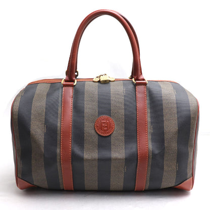 FENDI フェンディ ペカン ボストンバッグ カーキ ブラウン レディース【中古】