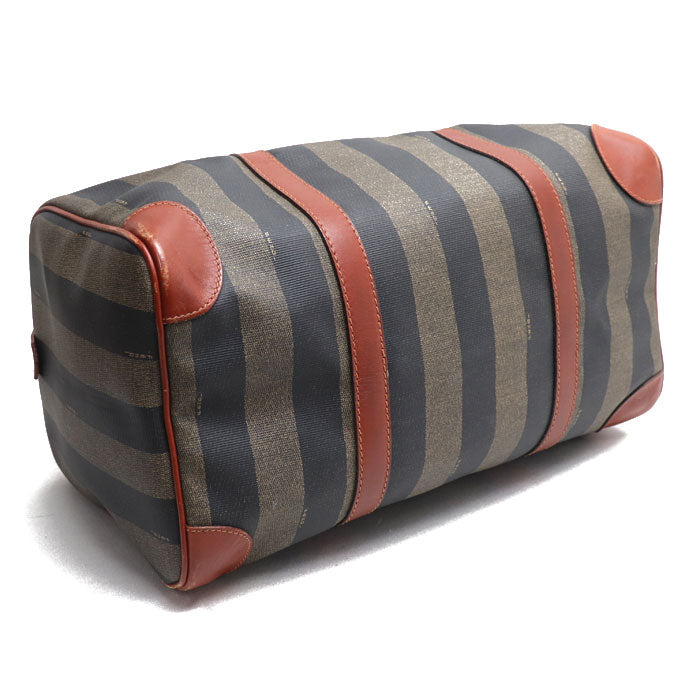 FENDI フェンディ ペカン ボストンバッグ カーキ ブラウン レディース【中古】