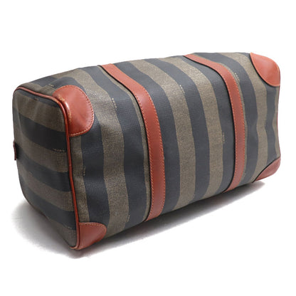 FENDI フェンディ ペカン ボストンバッグ カーキ ブラウン レディース【中古】