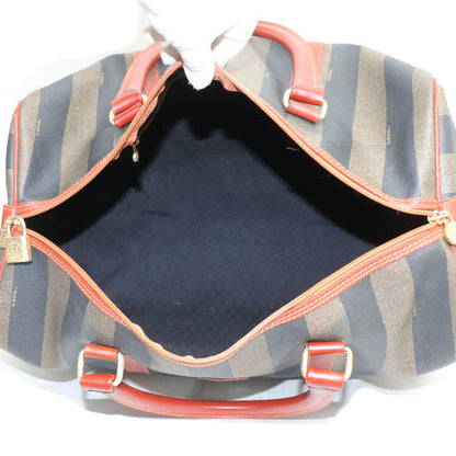 FENDI フェンディ ペカン ボストンバッグ カーキ ブラウン レディース【中古】