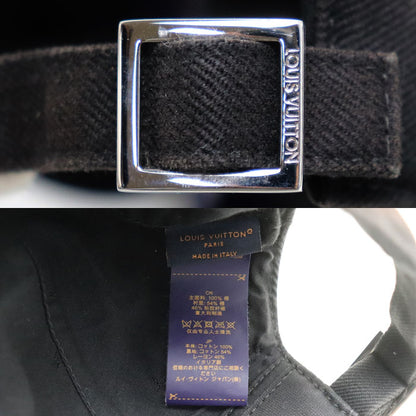 LOUIS VUITTON ルイ・ヴィトン LV スマッシュ キャップ ブラック M7608M WA2244 M ユニセックス【中古】