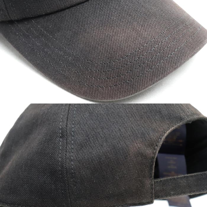 LOUIS VUITTON ルイ・ヴィトン LV スマッシュ キャップ ブラック M7608M WA2244 M ユニセックス【中古】