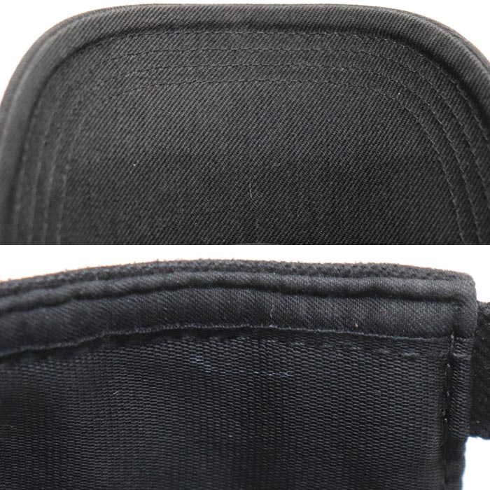 LOUIS VUITTON ルイ・ヴィトン LV スマッシュ キャップ ブラック M7608M WA2244 M ユニセックス【中古】