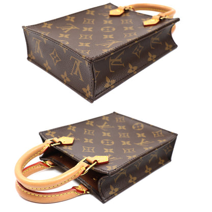 LOUIS VUITTON ルイ・ヴィトン プティット サックプラ 2Wayショルダーバッグ モノグラム ブラウン M69442 IC レディース【中古】