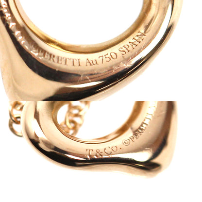 TIFFANY&Co. ティファニー K18PG ピンクゴールド オープンハート ネックレス 60957428 1.6g 41cm レディース【中古】【美品】