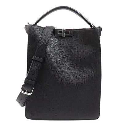 FENDI フェンディ ピーカブー X-Lite スモール 2Wayショルダーバッグ ブラック 7VA611 AH8Z F0GXN レディース【中古】【美品】