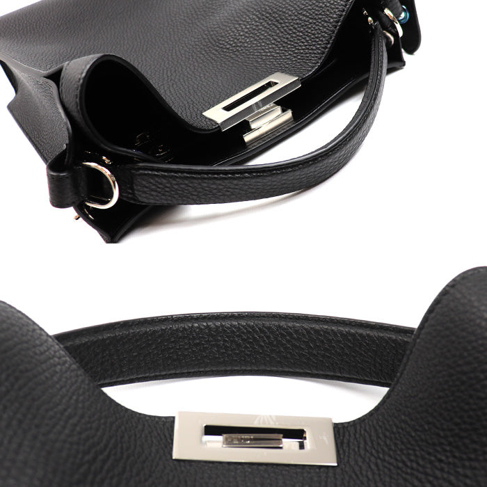 FENDI フェンディ ピーカブー X-Lite スモール 2Wayショルダーバッグ ブラック 7VA611 AH8Z F0GXN レディース【中古】【美品】