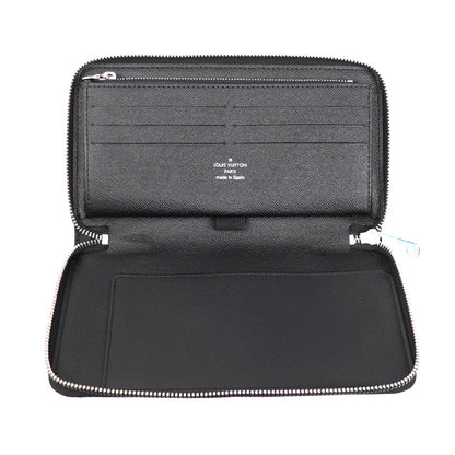 LOUIS VUITTON ルイ・ヴィトン ジッピー オーガナイザー 長財布 ラウンドファスナー ダミエ グラフィット ブラック N63077 CA4180 メンズ【中古】【美品】