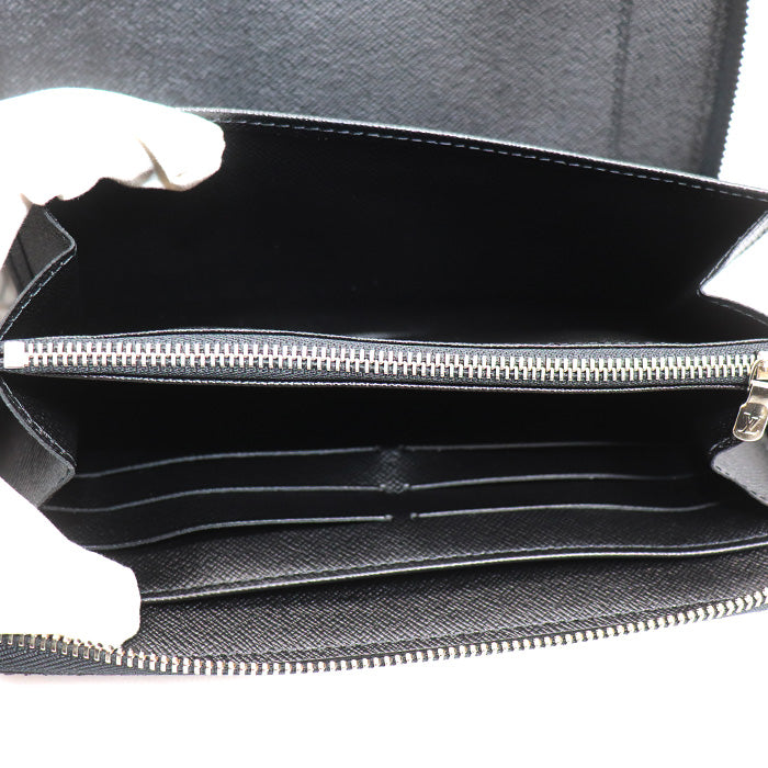 LOUIS VUITTON ルイ・ヴィトン ジッピー オーガナイザー 長財布 ラウンドファスナー ダミエ グラフィット ブラック N63077 CA4180 メンズ【中古】【美品】