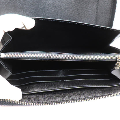 LOUIS VUITTON ルイ・ヴィトン ジッピー オーガナイザー 長財布 ラウンドファスナー ダミエ グラフィット ブラック N63077 CA4180 メンズ【中古】【美品】