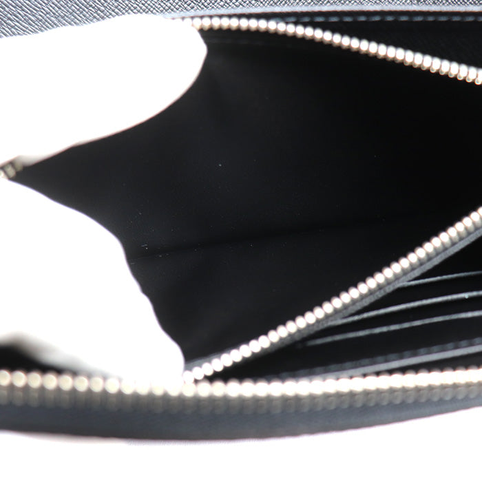 LOUIS VUITTON ルイ・ヴィトン ジッピー オーガナイザー 長財布 ラウンドファスナー ダミエ グラフィット ブラック N63077 CA4180 メンズ【中古】【美品】