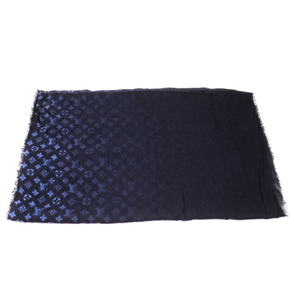 LOUIS VUITTON ルイ・ヴィトン ストール ネイビー グラデーション ユニセックス【中古】
