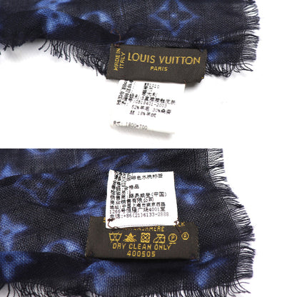 LOUIS VUITTON ルイ・ヴィトン ストール ネイビー グラデーション ユニセックス【中古】